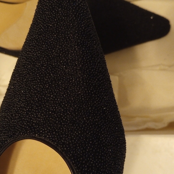 Isaac Mizrahi shoes, size 9 , beaded and leather Black - Picture 5 of 12